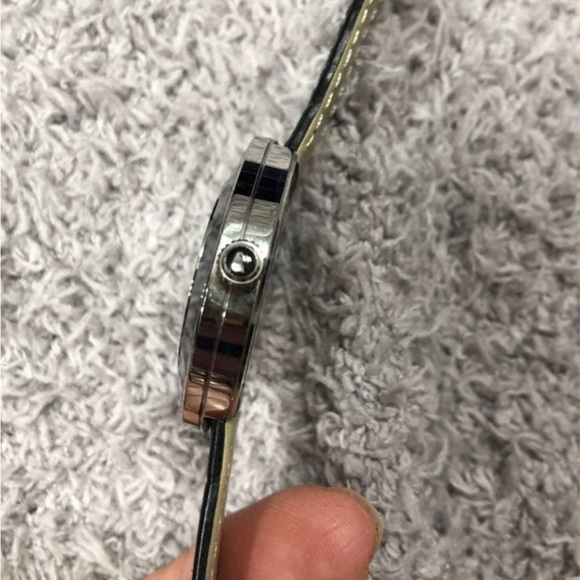 Swarovski Women's 5080506 Octea Crystal Black Leather Watch - Picture 5 of 8